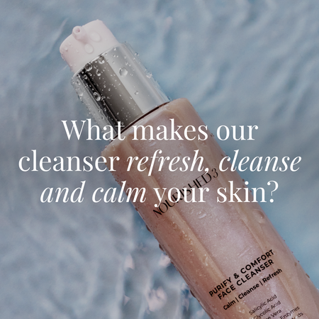 What makes our Cleanser refresh, cleanse and calm your skin?